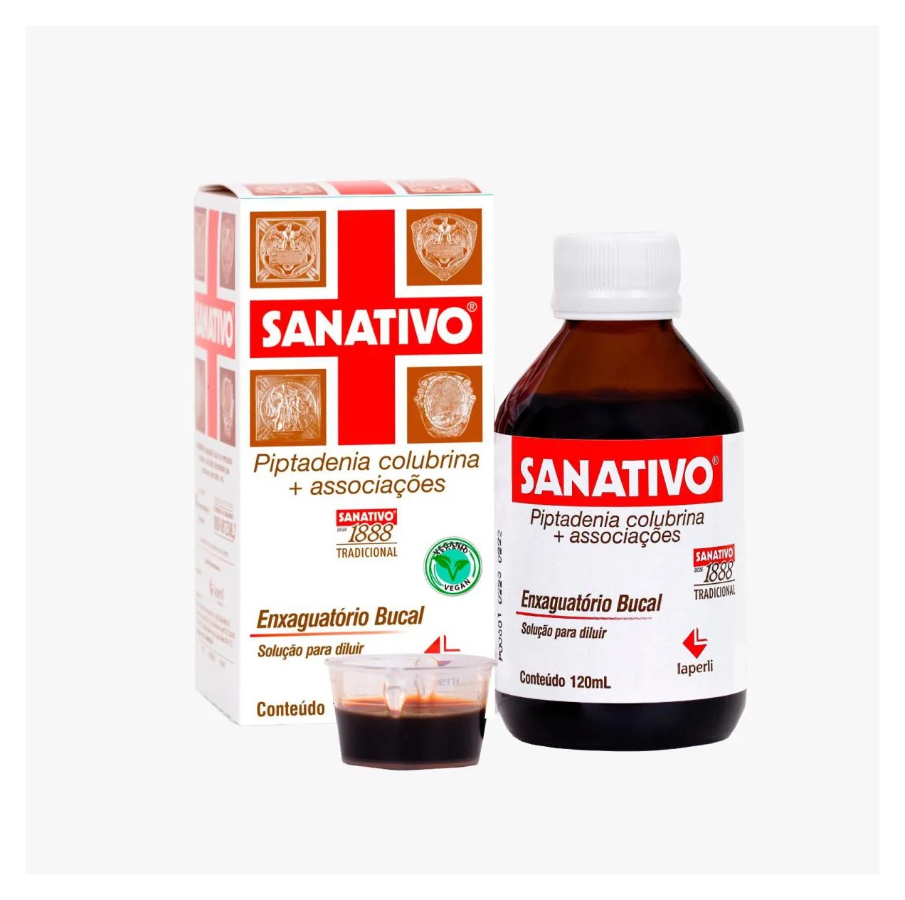Enxaguatório Bucal Tradicional Sanativo Antisséptico 120ml