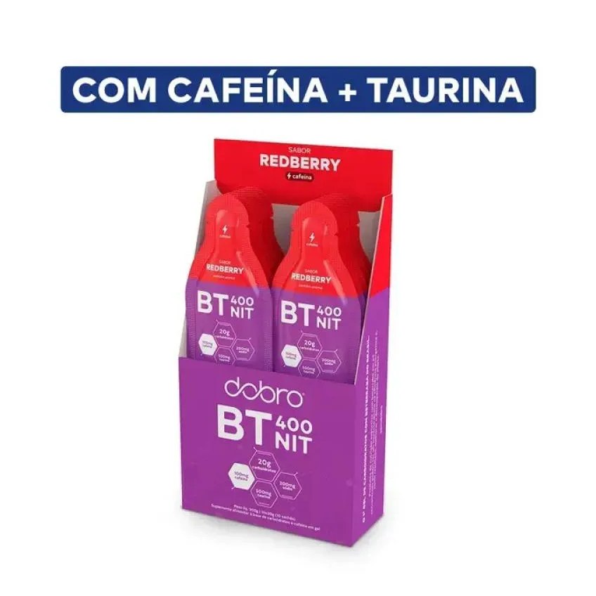 Bt Nitrato Gel Dobro (Display 10 Sachês 30G) - Sabor: Redberry