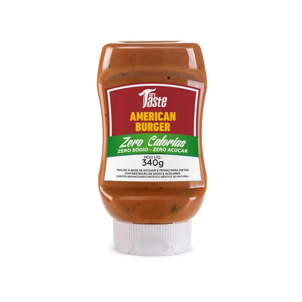 Molho Baixo Sódio e Baixa Caloria - Sabores - Sabor: American Burguer (340g)