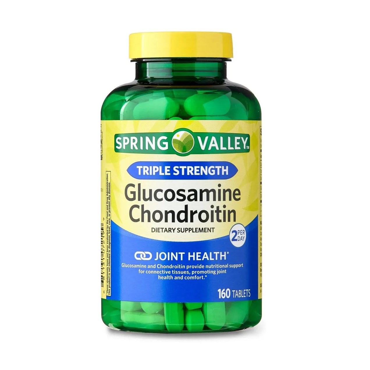Glucosamina Condroitina 160 Cps - Spring Valley