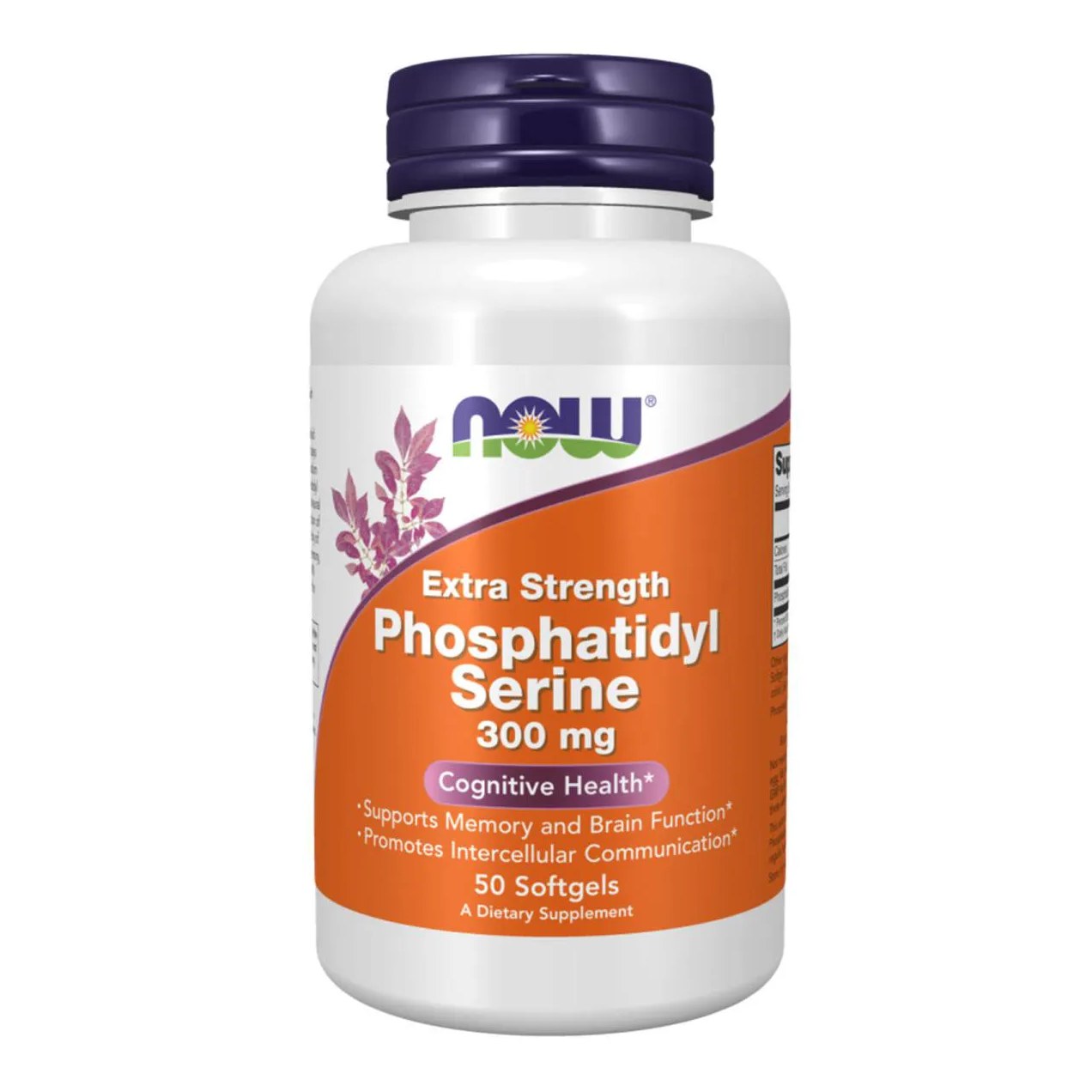 Fosfatidilserina 300mg 50 Softgels - Now Foods