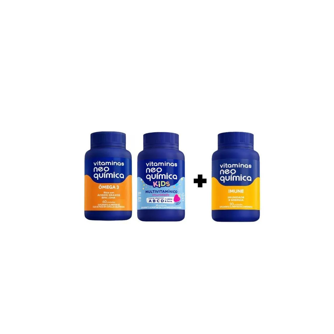 Kit Ômega + Kids Morango e Ganhe Imune - Neo Química