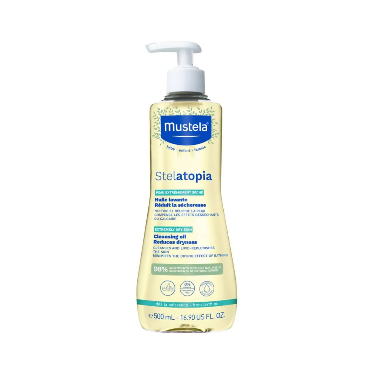 Óleo de Banho Mustela Stelatopia 500ml