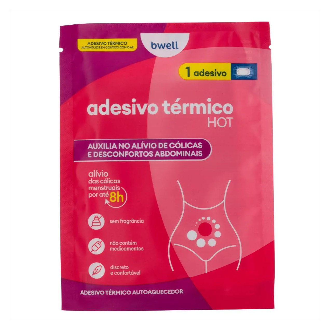 Adesivo Térmico Bwell Hot 1 unidade