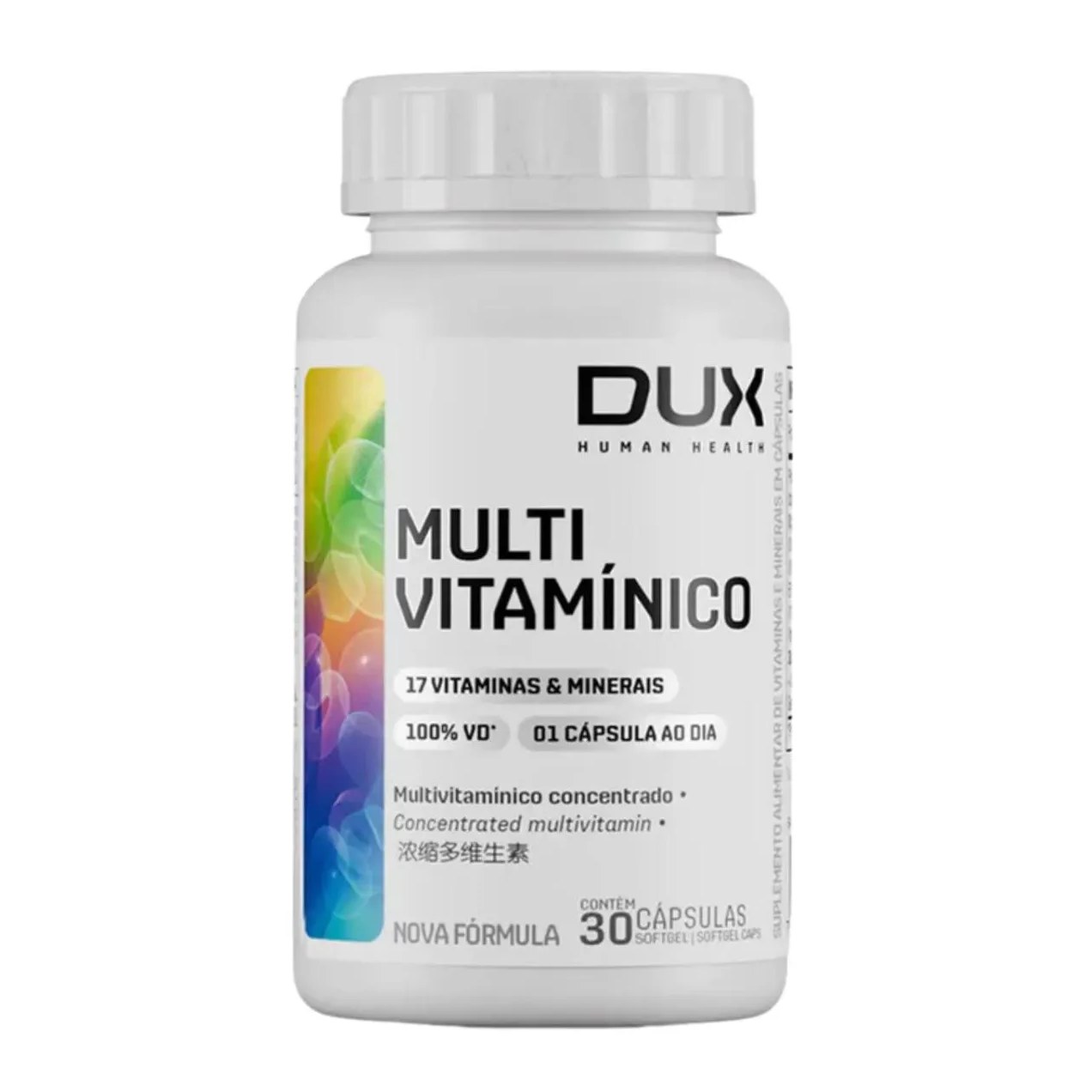 Multivitamínico Dux 30 cápsulas Softgel 100% Idr Concentrado
