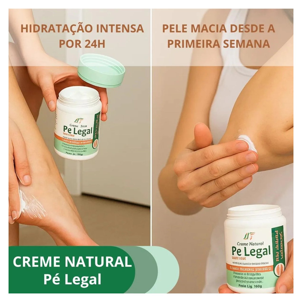 Creme de Uréia para Pés e Cotovelos Hidratação Intensa