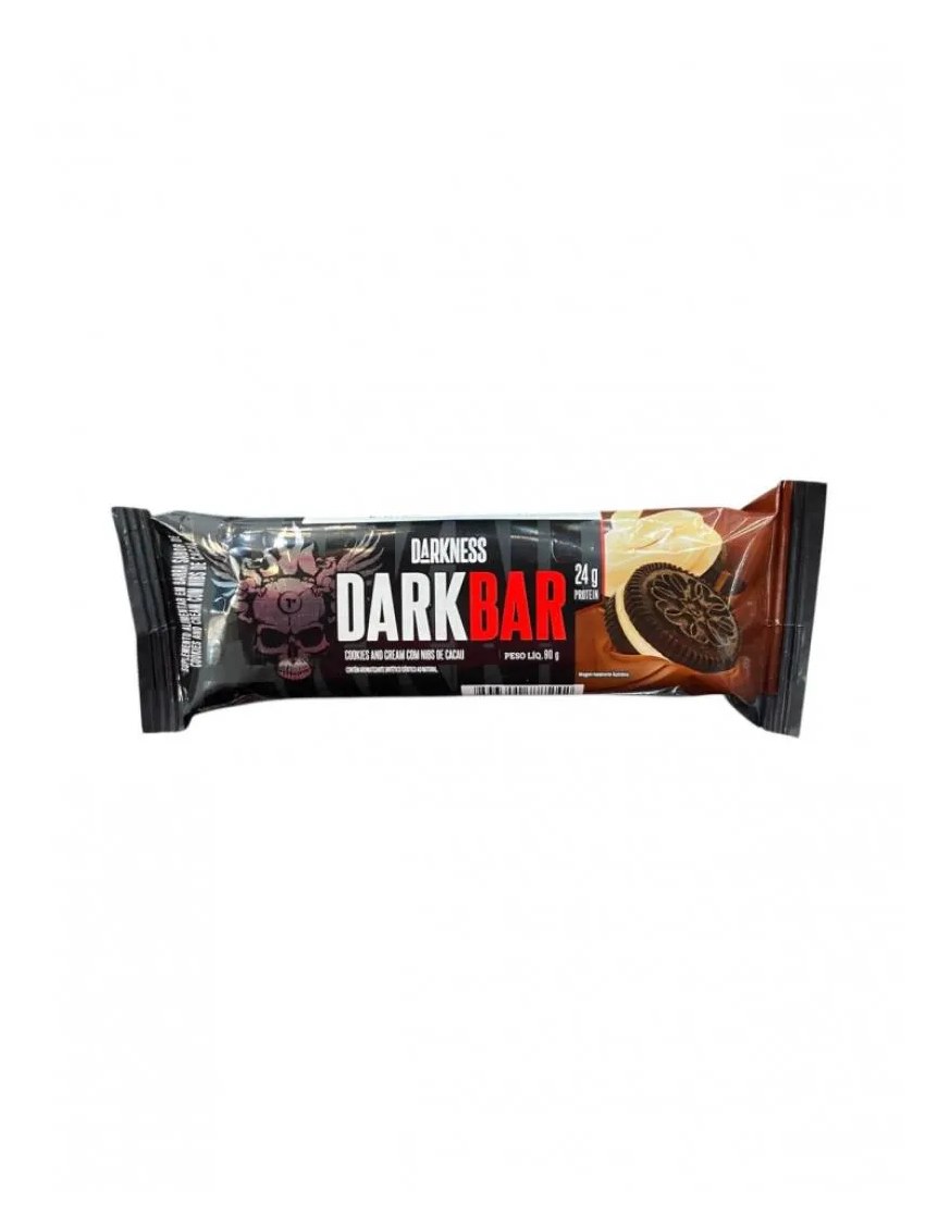 Dark Bar (90g) - Sabor: Cookies And Cream C/ Nibs de Cacau