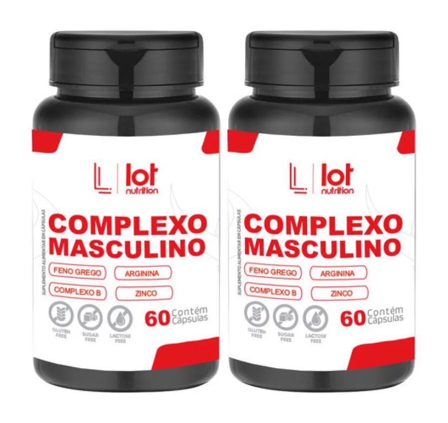 Kit 2un Complexo Man 60 cápsulas sem Sabor