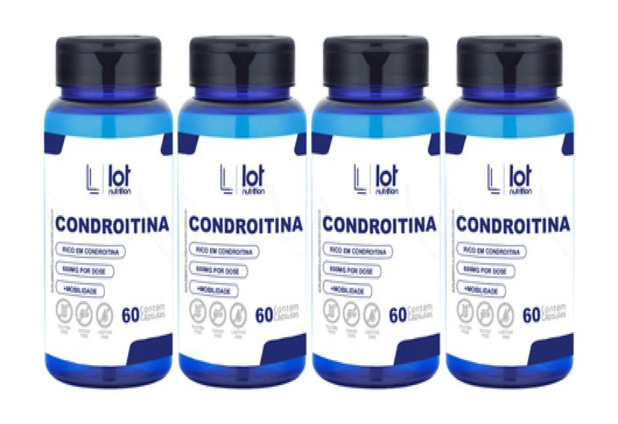 Kit 4un Ácido Fólico 60 cápsulas Suplemento sem Sabor