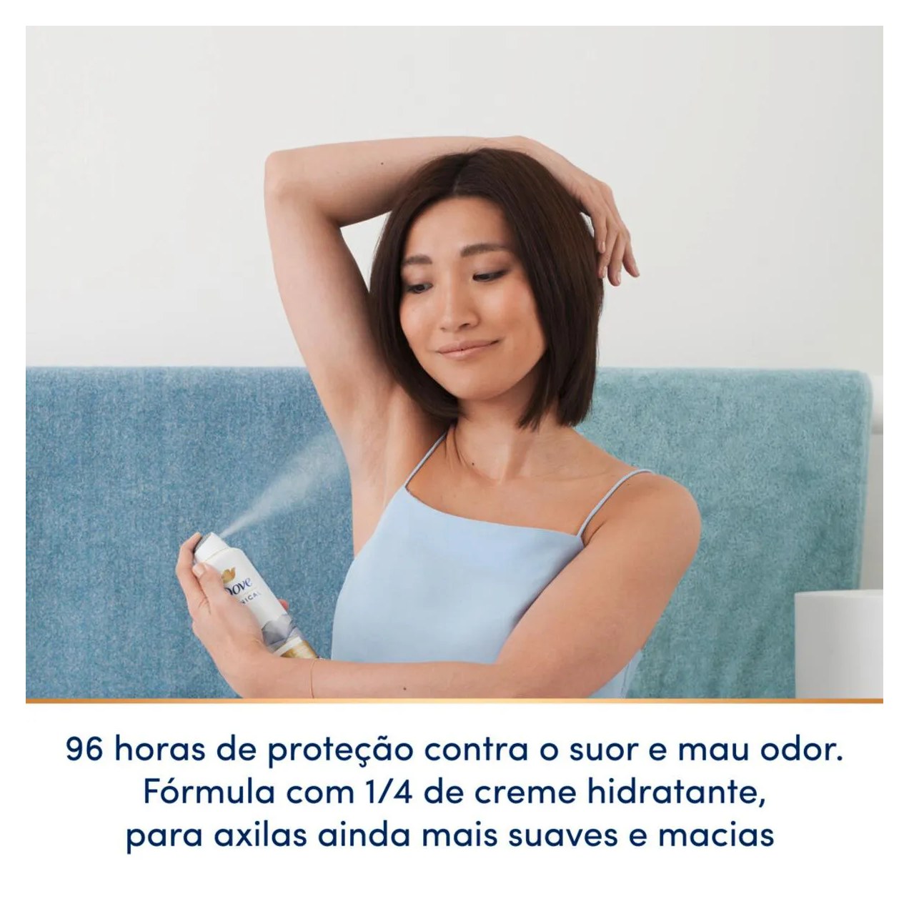 Desodorante Antitranspirante Aerosol Dove Clinical Original Clean Feminino 96h 150ml