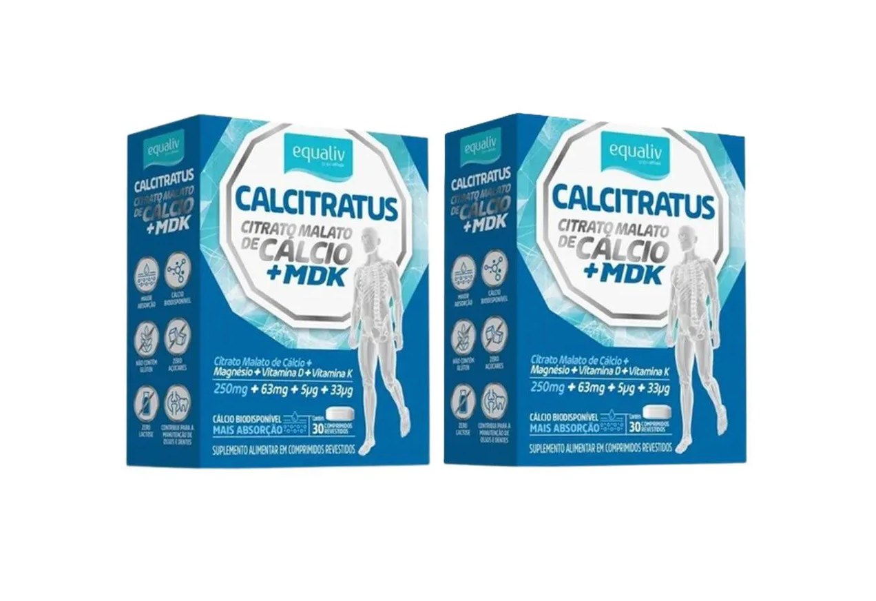 Kit 2 Calcitratus 30 comprimidos Equaliv