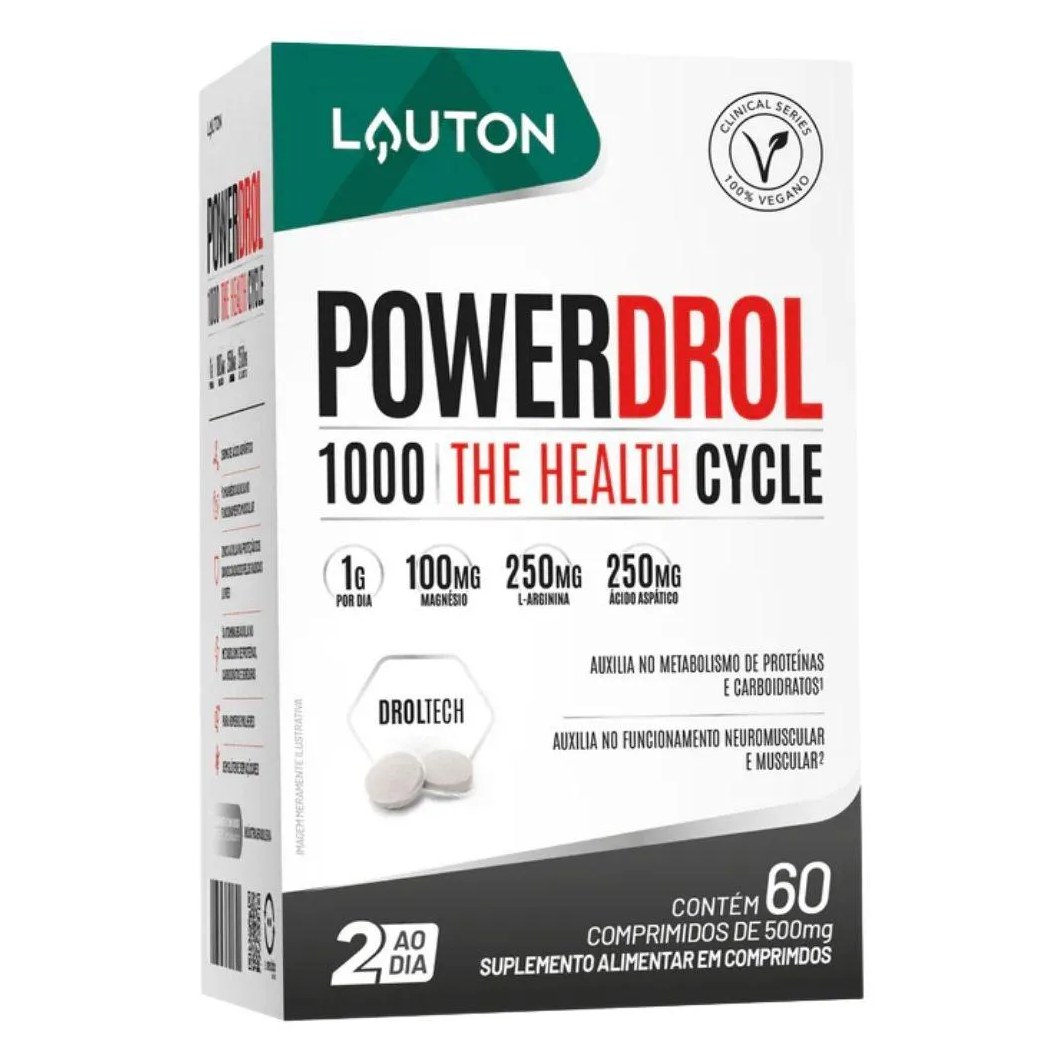 Powerdrol (pré Hormonal) 60 cápsulas - Lauton