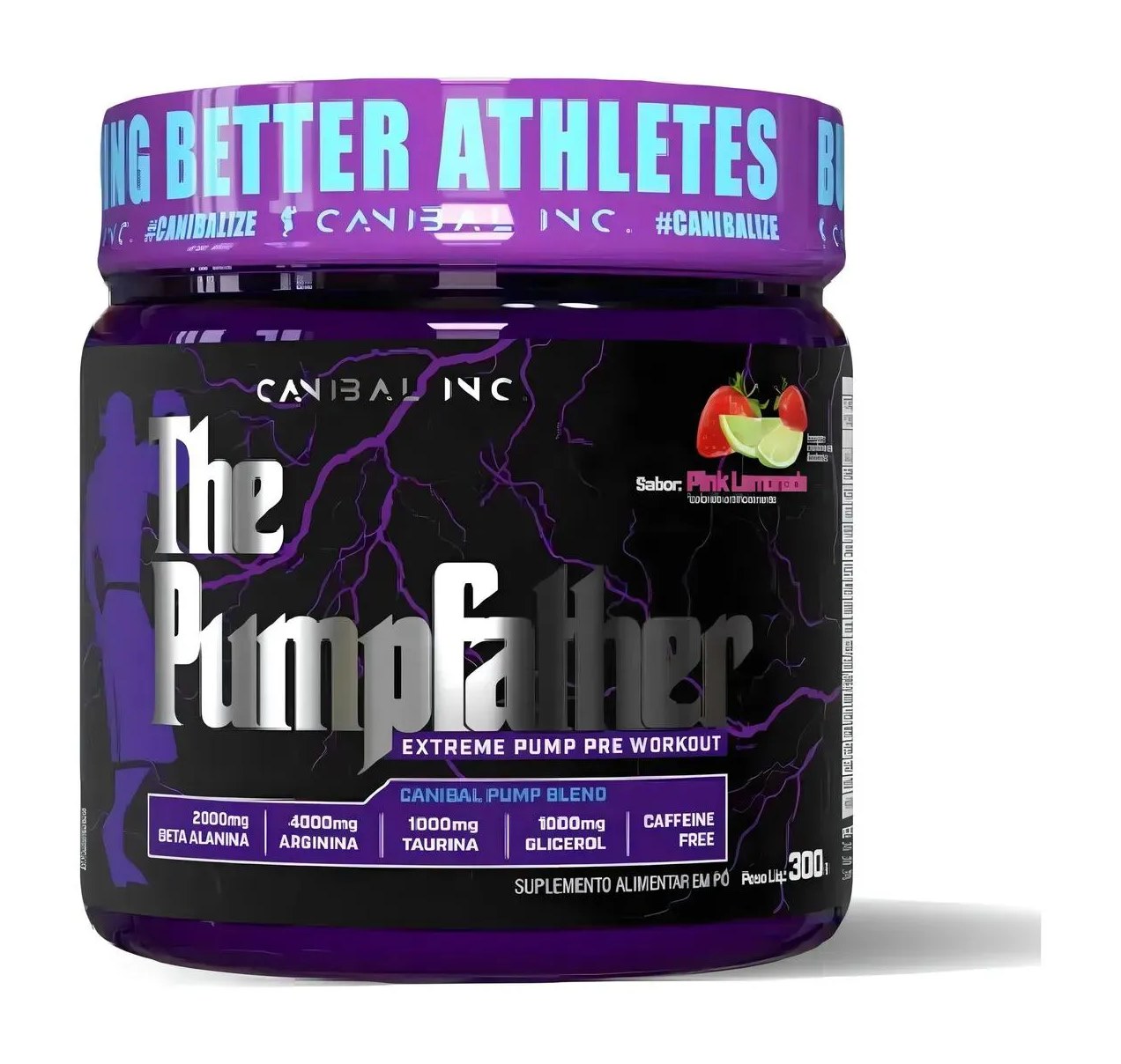 The Pump Father sem Cafeína Pink Lemonade 300g Canibal