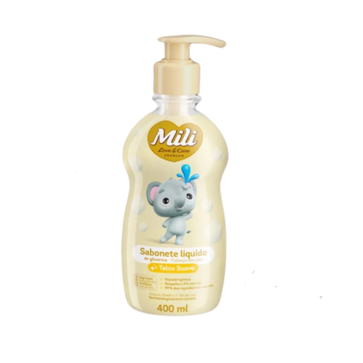 Sabonete Liquido Love & Care 400ml Talco Suave - Mili