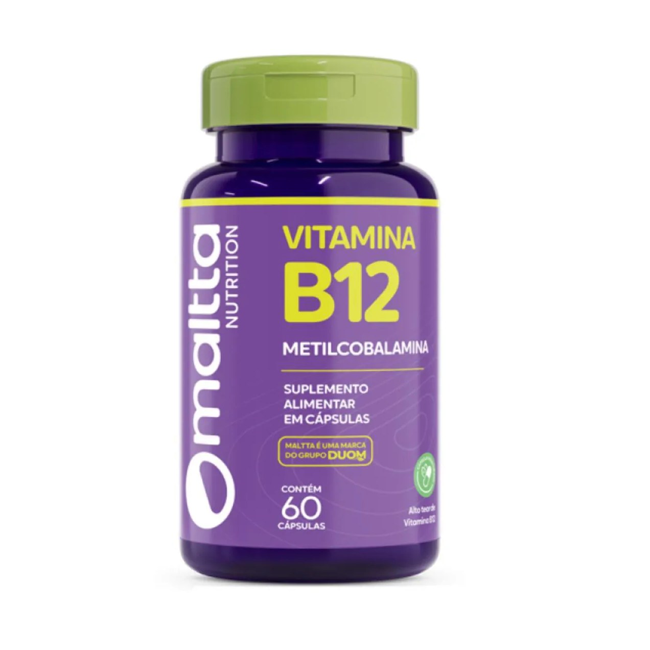 Vitamina B12 Metilcobalamina 60 cápsulas – Maltta Nutrition