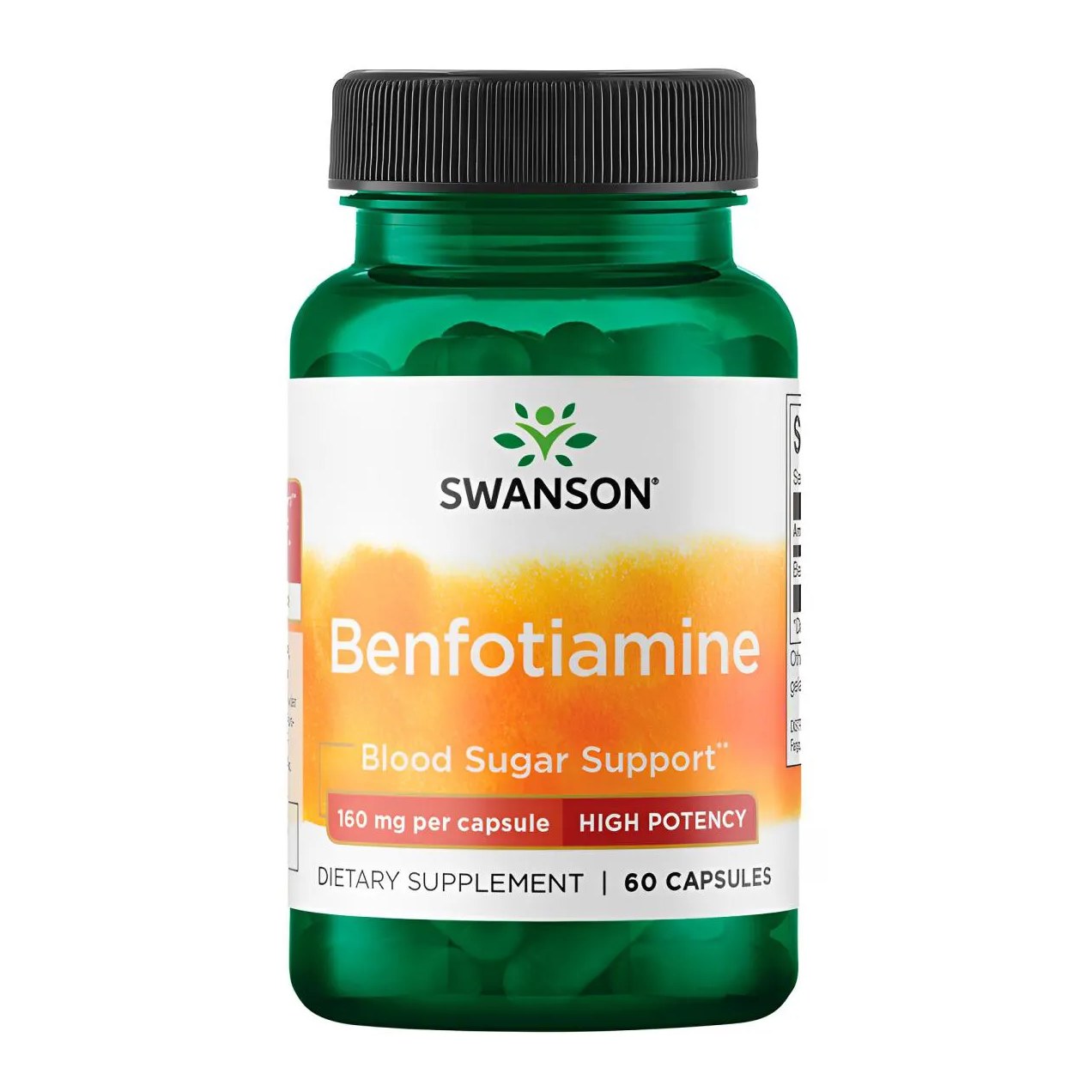 Benfotiamina 160mg Swanson 60 Cápsulas Importado