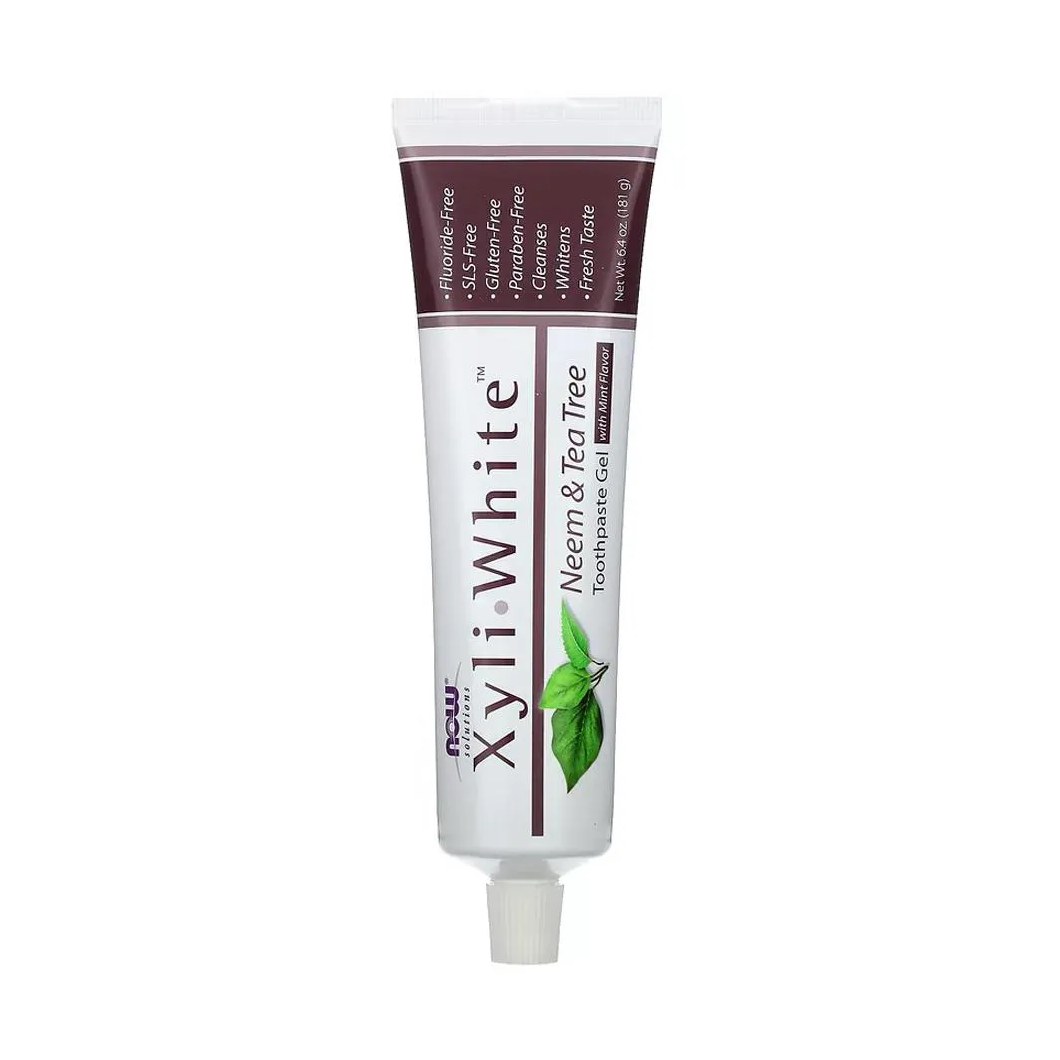 Creme dental Now Foods Xyliwhite Neem TeaTree 181g Importado