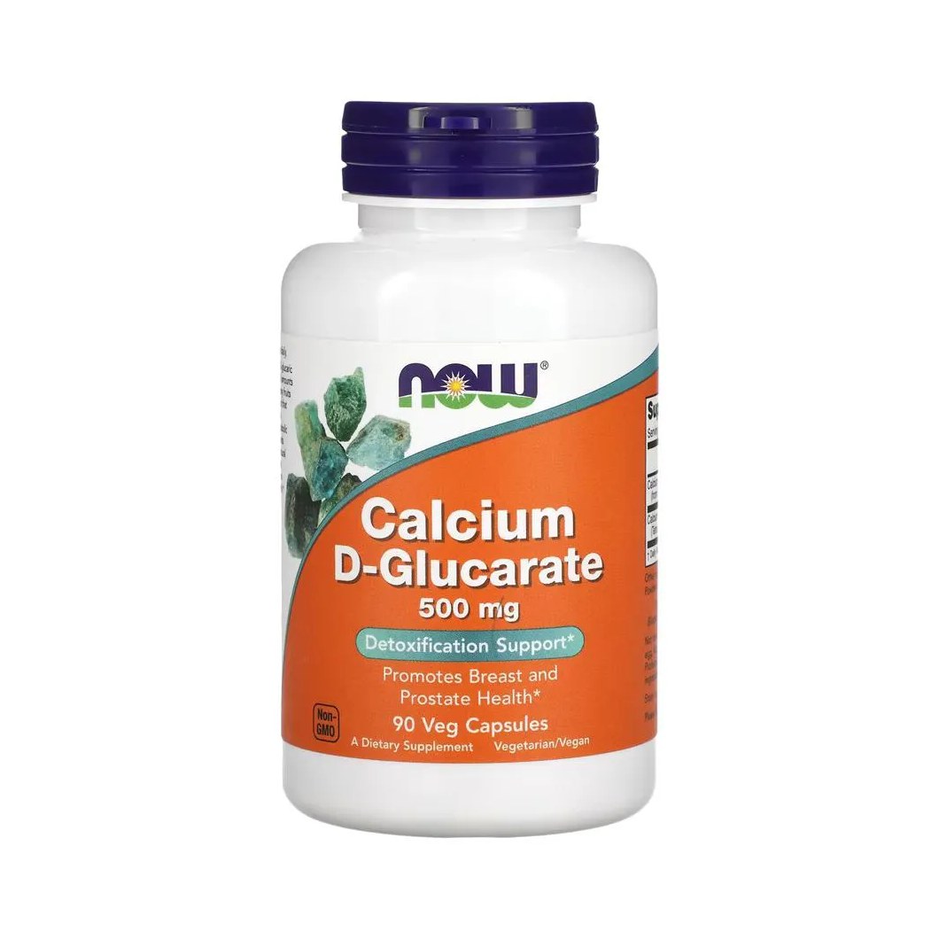 D-Glucarato Cálcio 500mg Now Foods 90Veg Caps Importado