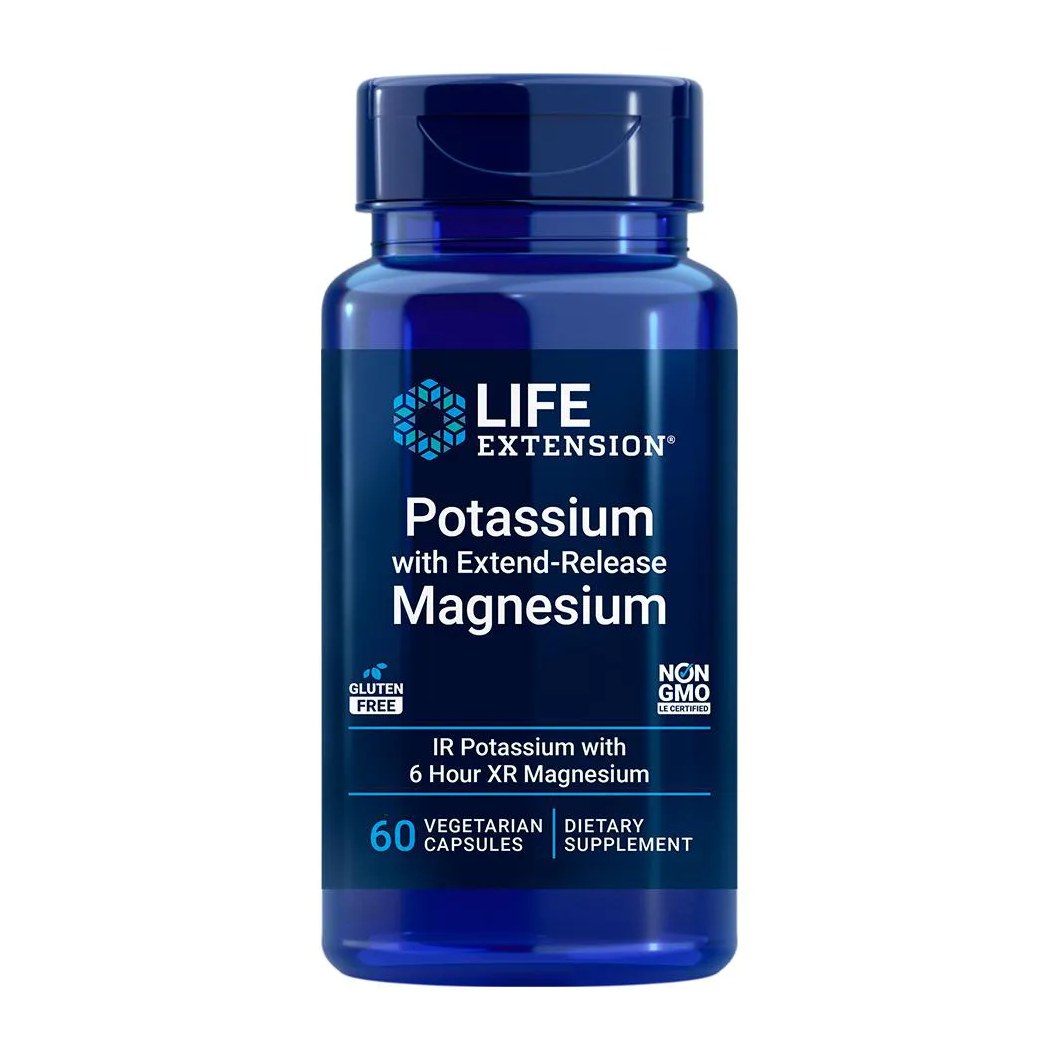 Potássio com Magnésio Life Extension 60 Caps Importado