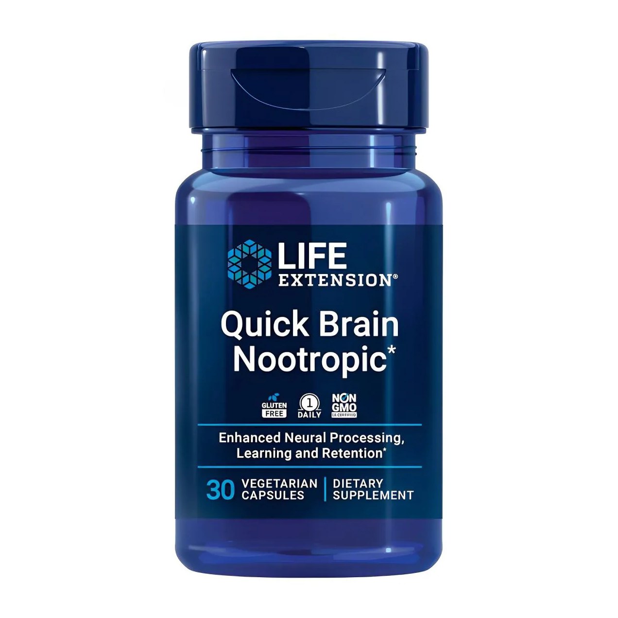 Nootrópico Quick Brain Life Extension 30 Caps Importado