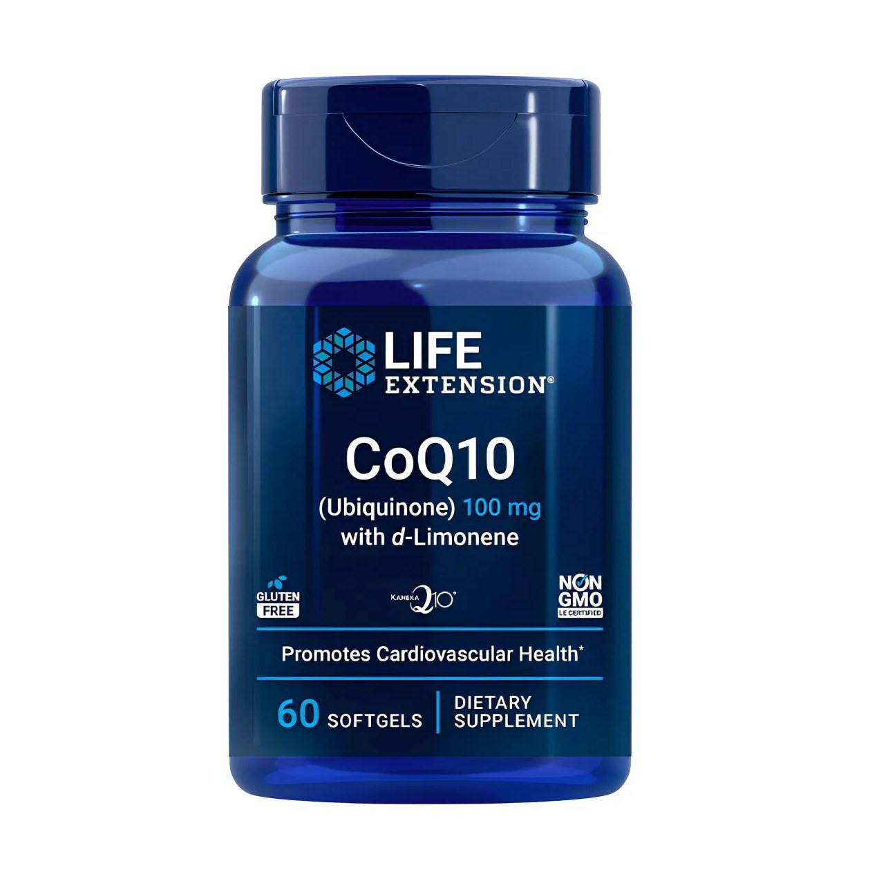 CoQ10 Ubiquinona 100mg Life Extension 60Soft Importado
