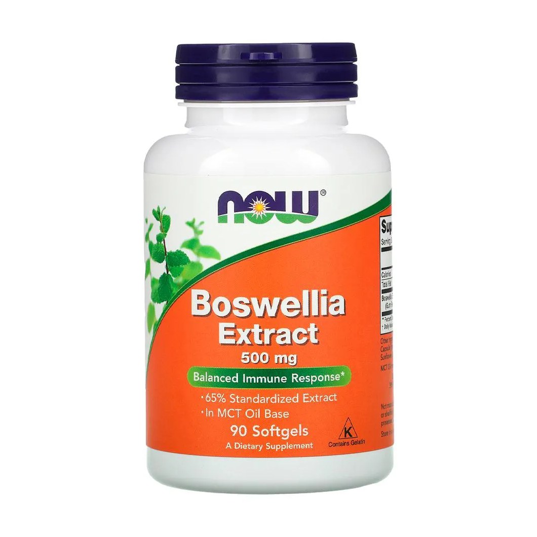 Extrato de Boswellia 500mg Now Foods 90 Soft Importado