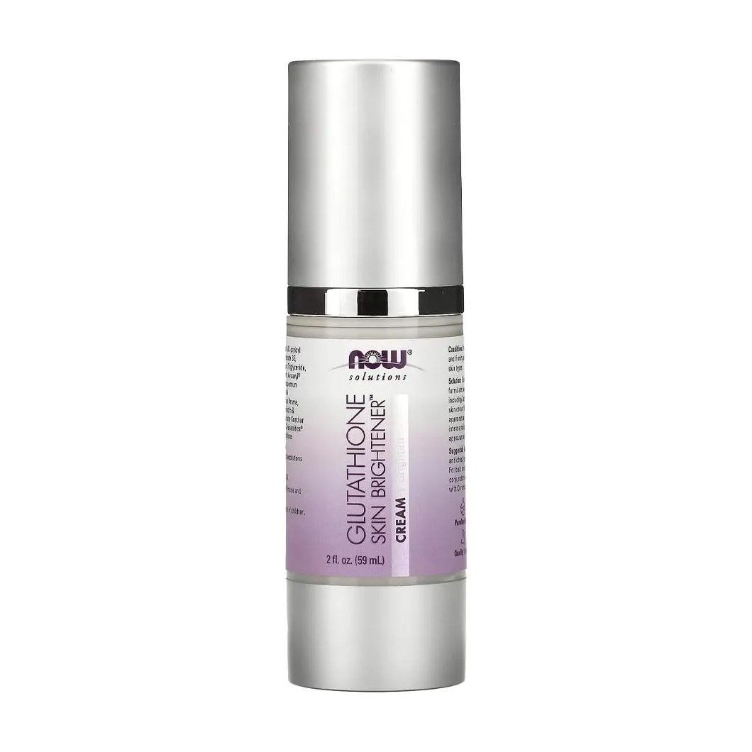Creme Glutationa Skin Brightener NowFoods 59ml Importado