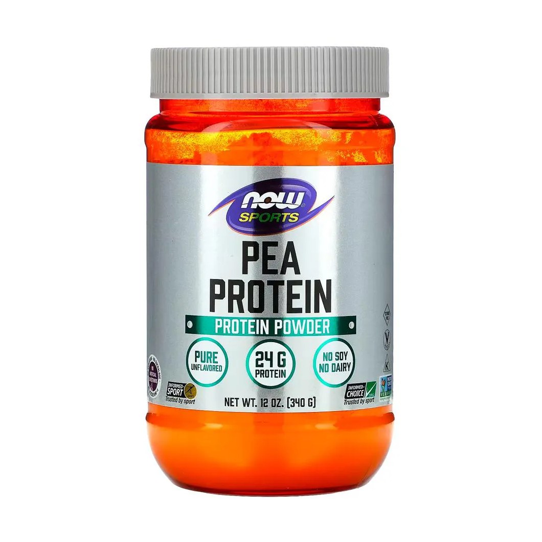 Proteína Pea Ervilha Now Foods 340g Sem Sabor Importado