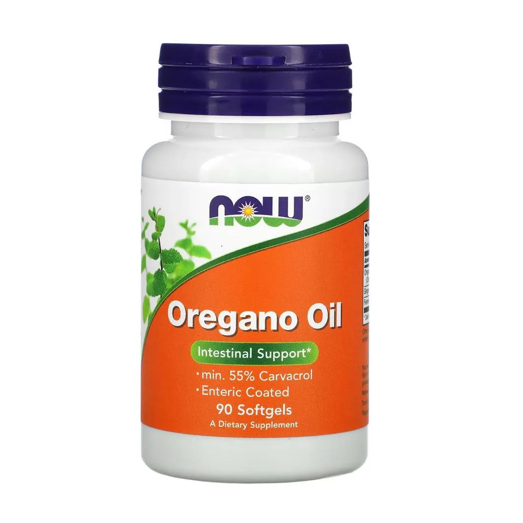 Óleo de Orégano Now Foods Revestido 90 Sofgels Importado