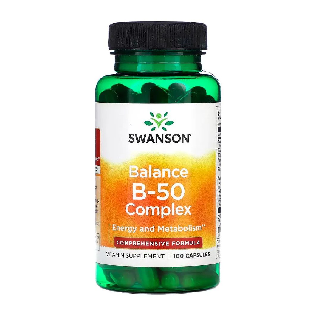 Complexo Balance B-50 Swanson 100 Caps Importado