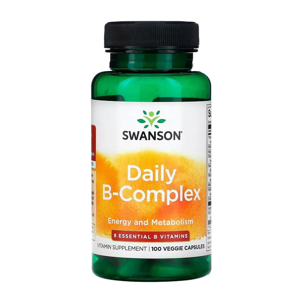 Complexo B Swanson 100 Cápsulas Importado