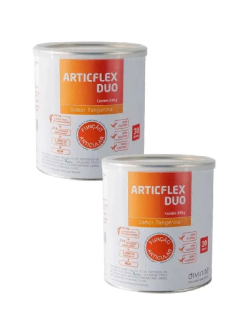 Articflex Colágeno Pó Auxilia Na Articulação Kit C2 Divinité