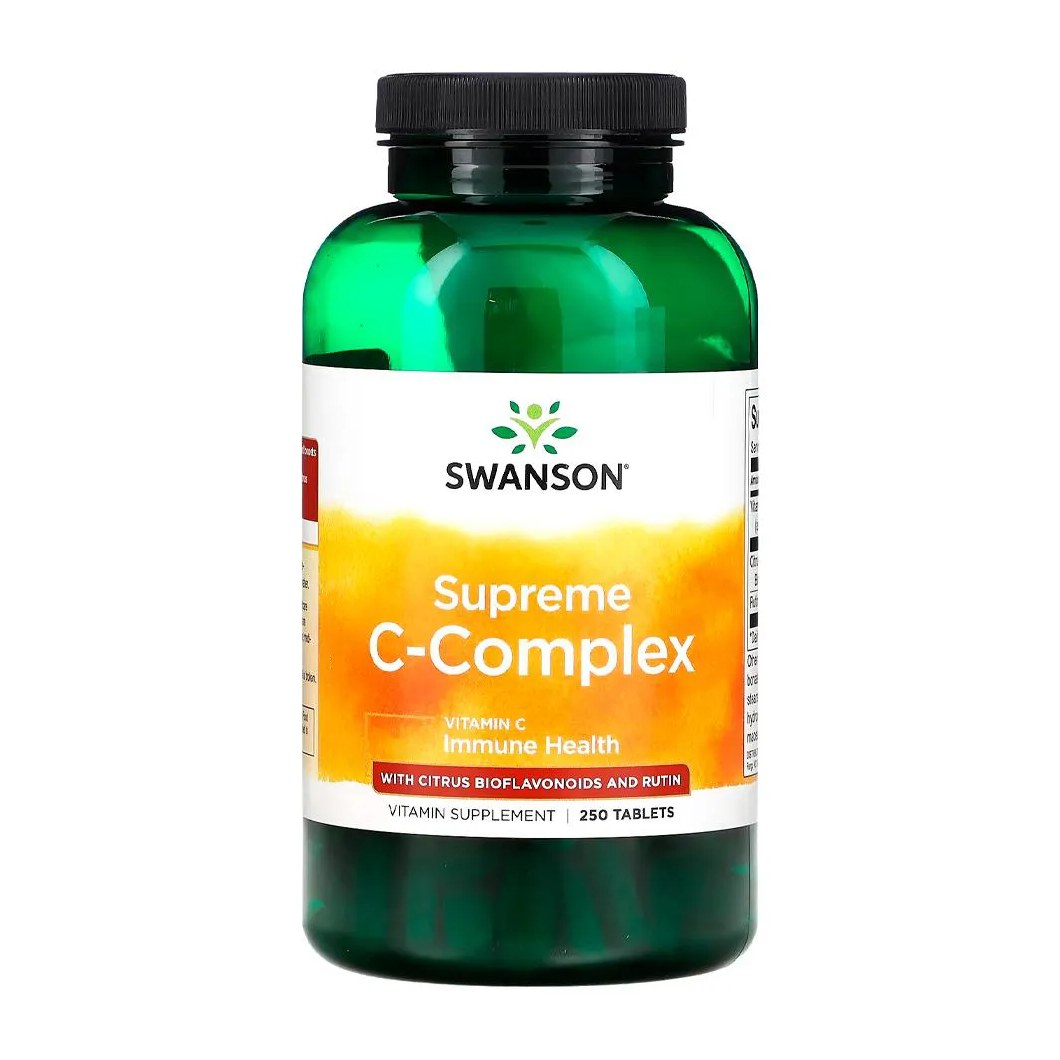 Supremo C-Complex Swanson Vitamina C 250 Tabs Importado