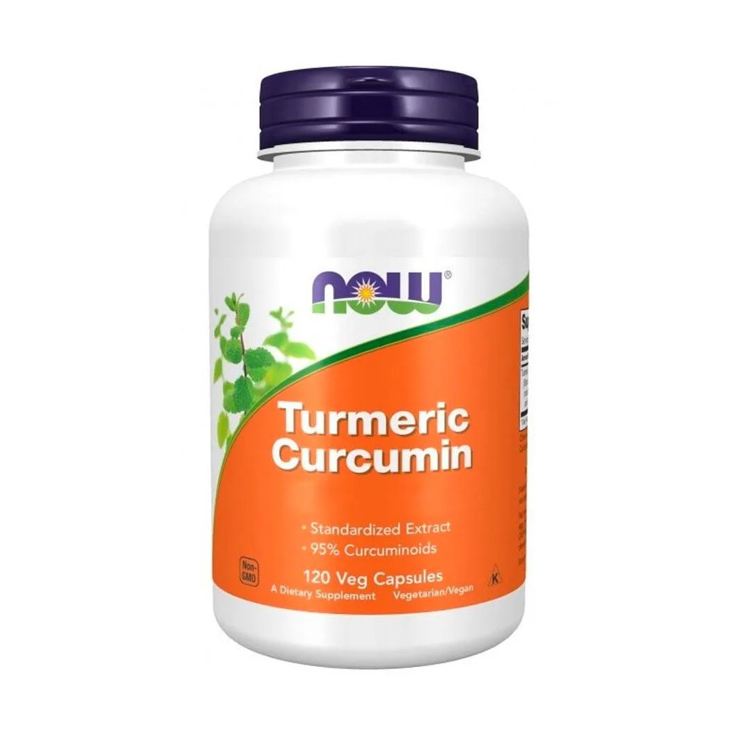 Turmeric Cúrcuma Curcumina Now Foods 120 Cáps Importado