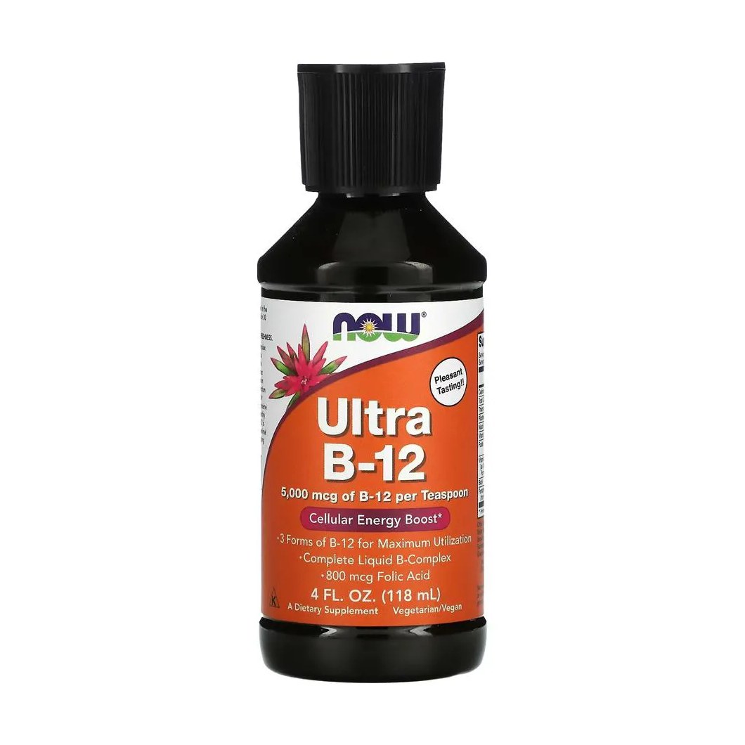 Ultra B-12 Vitamina Complexo B Now Foods 118ml Importado