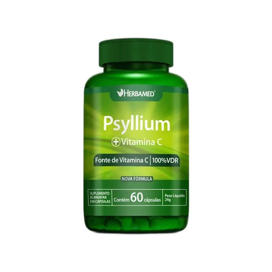 Vitamina C Psyllium 60 Cps - Herbamed