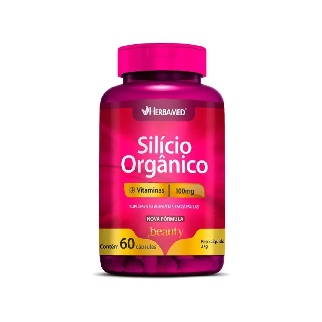 Vitamina Silício 100mg 60 Cps - Herbamed