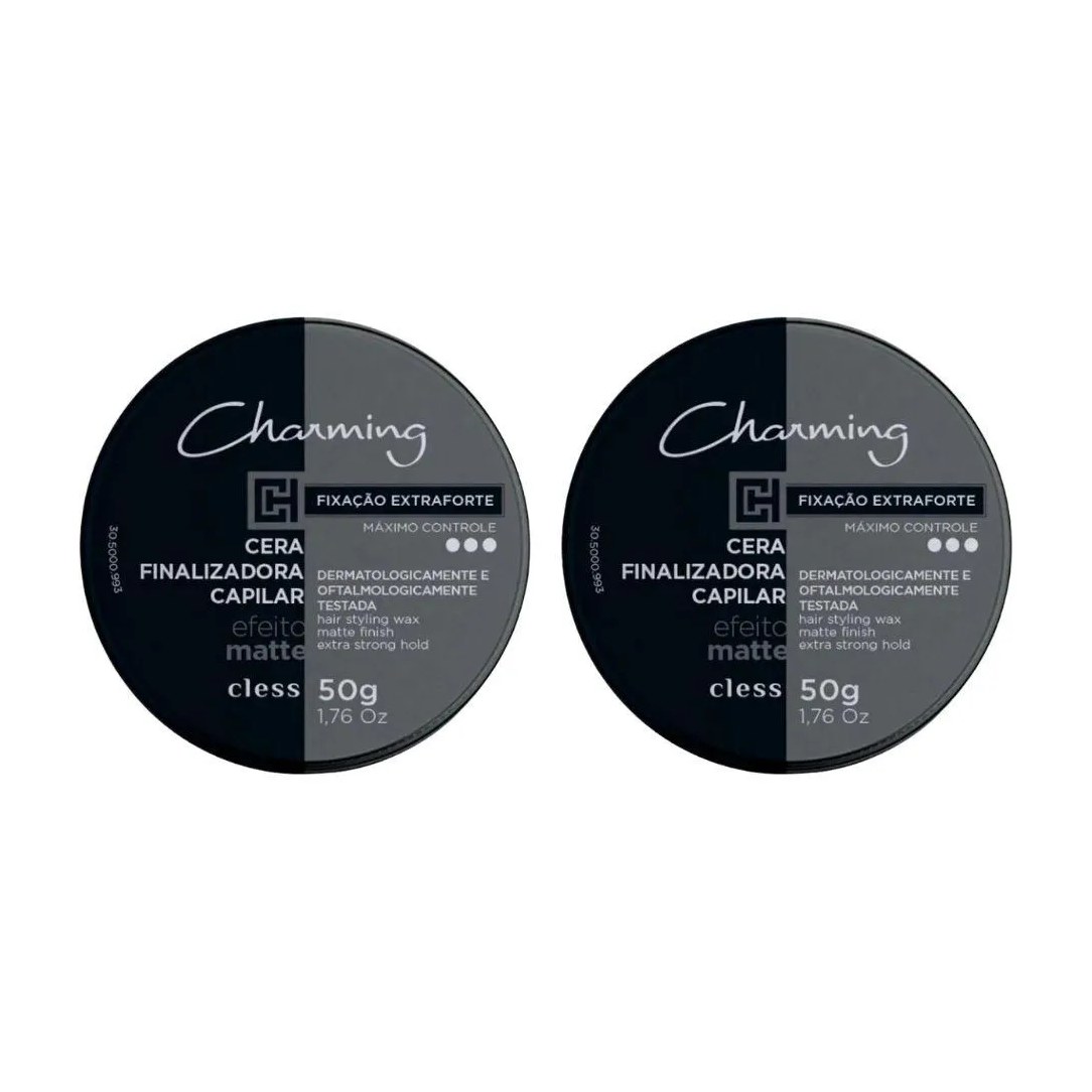 Cera Charming Capilar 50g Matte Extra Forte - Kit C / 2un