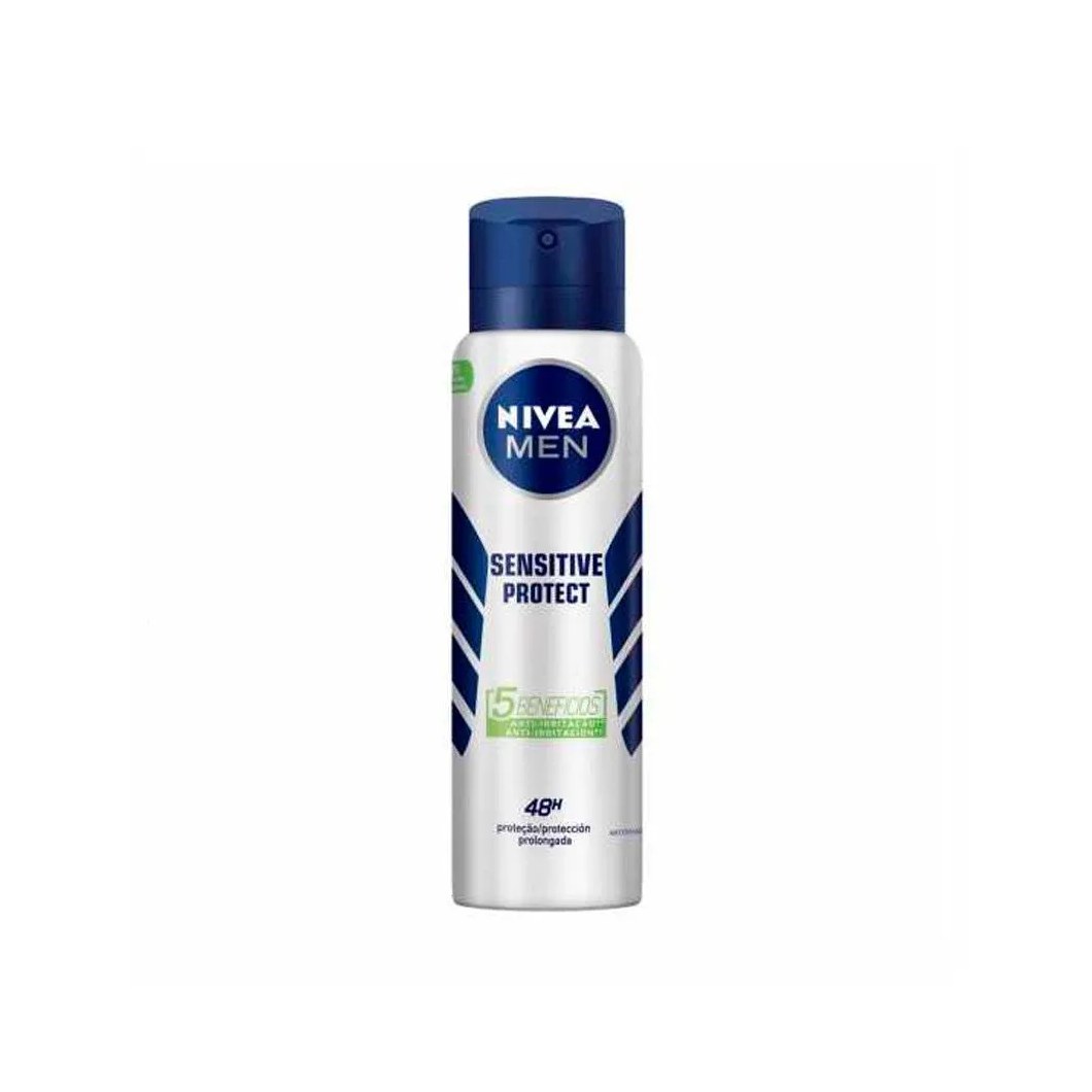 Desodorante Aerossol Nivea For Men Sensitive Protect 150ml