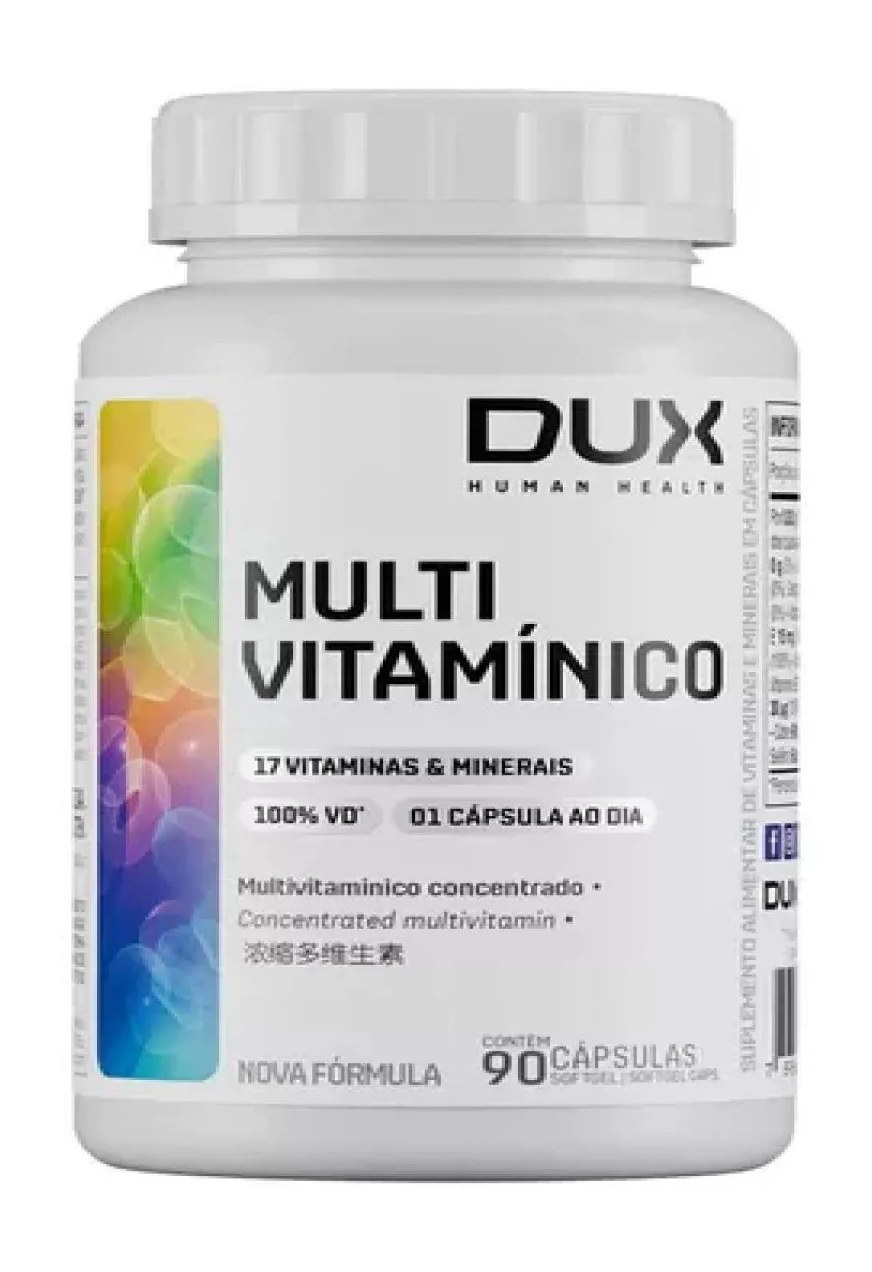 Multivitamínico Dux Human Health 90 Cápsulas