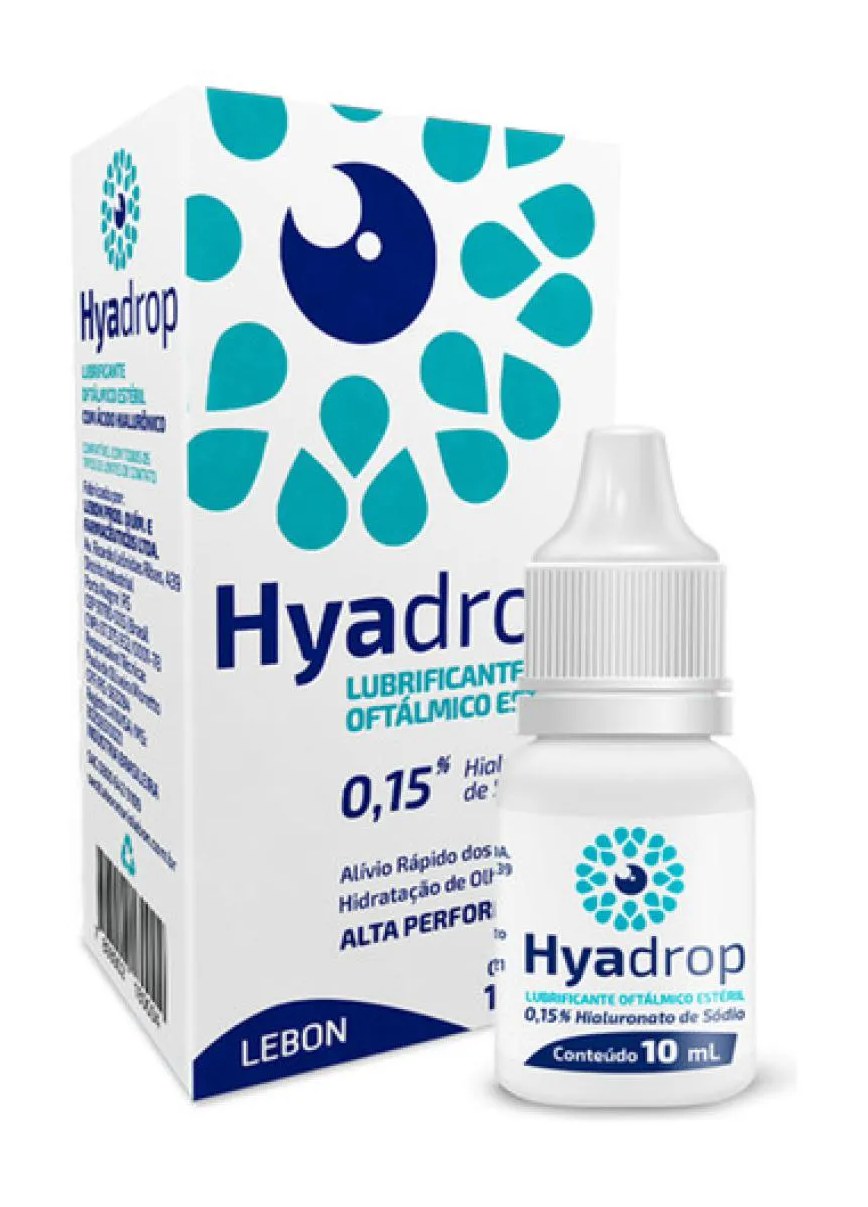 Lubrificante Oftálmçico Estéril Hyadrop 10ml - Lebon