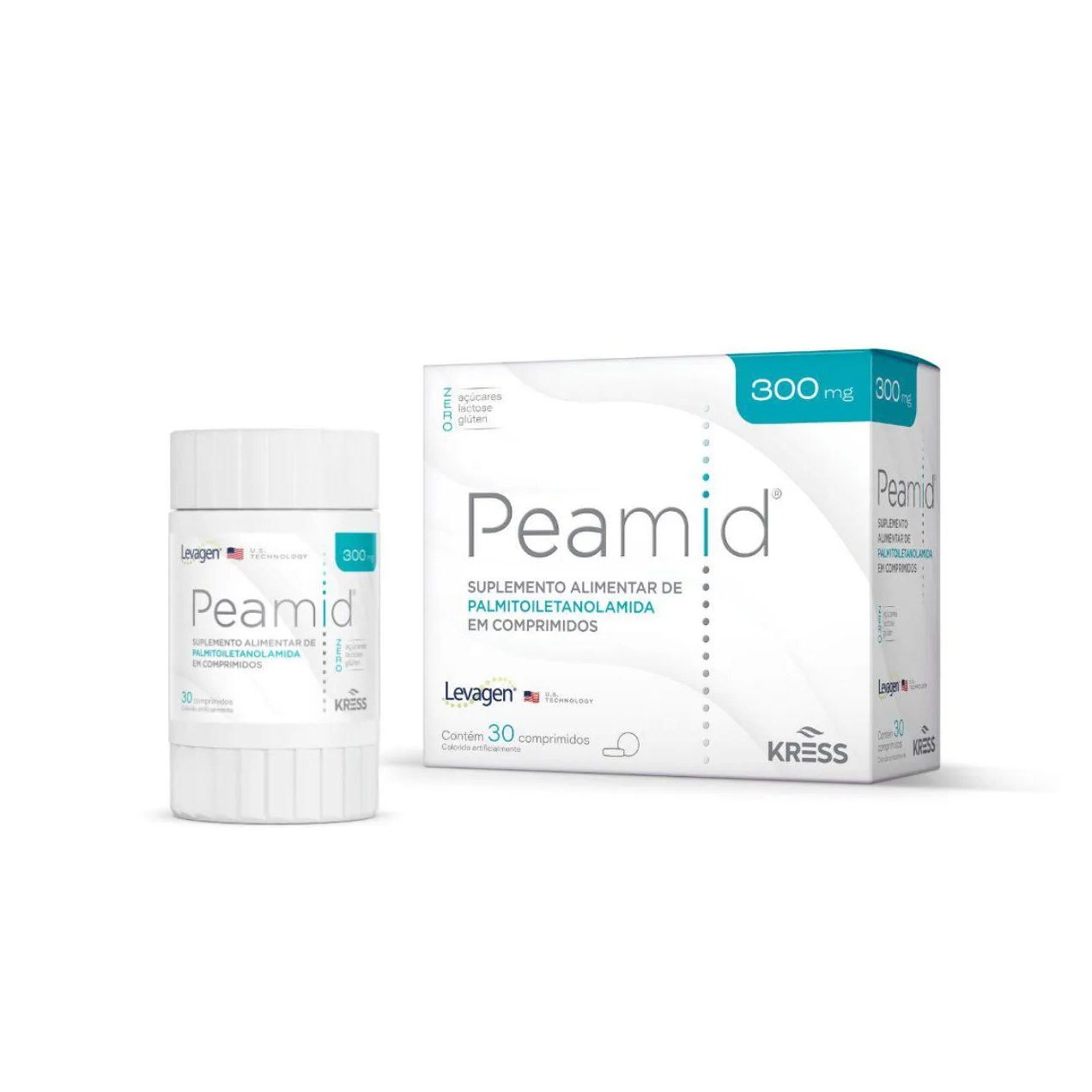 Peamid Suplemento Alimentar de Palmitoiletanolamida 300Mg Kress 30Cpr