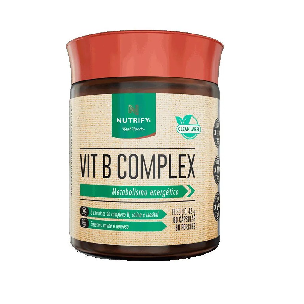 Vit B Complex (60 Cápsulas) - Nutrify