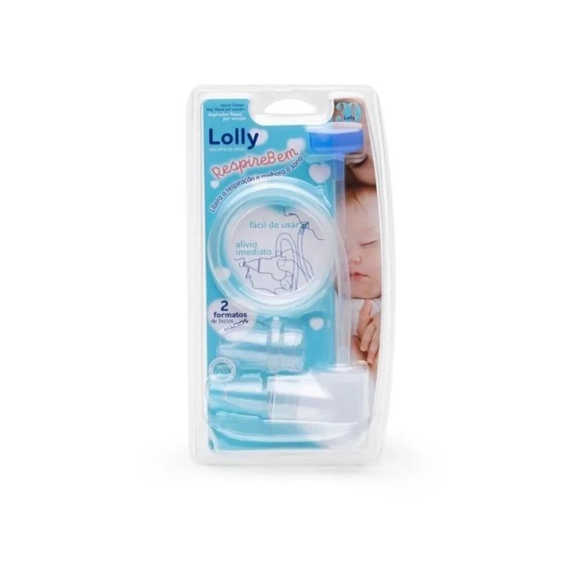 Aspirador Nasal Lolly Sucção Respire Bem