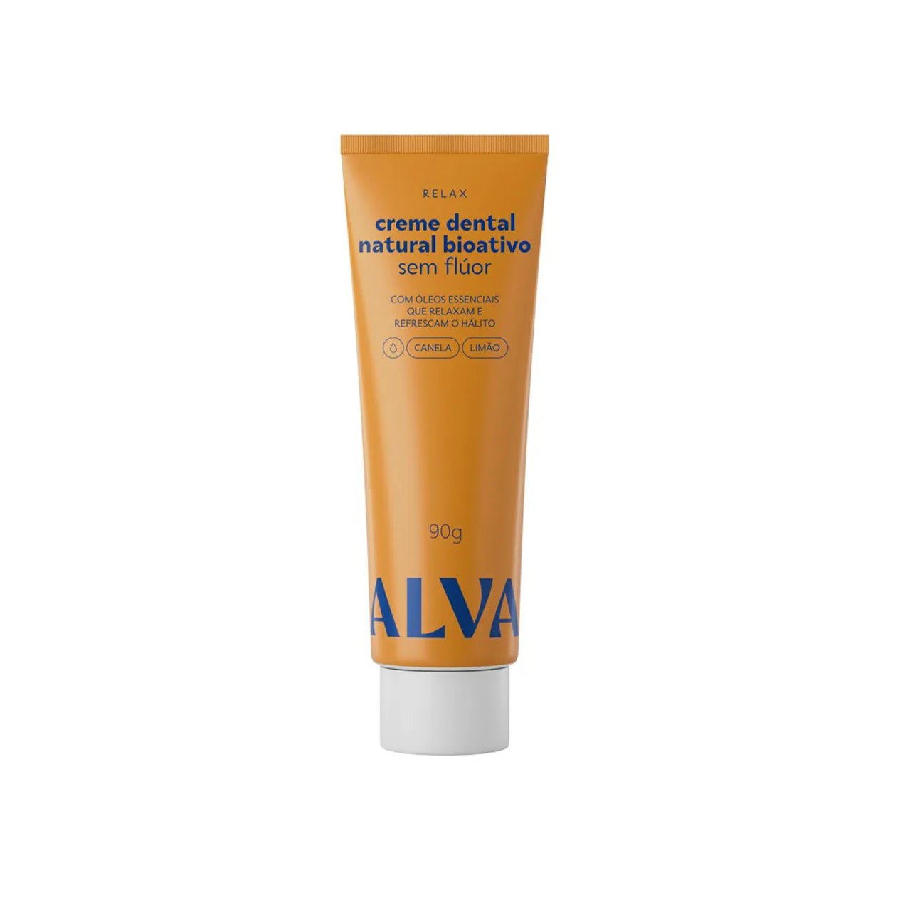 Creme Dental Alva Relax Natural Bioativo sem Flúor 90g