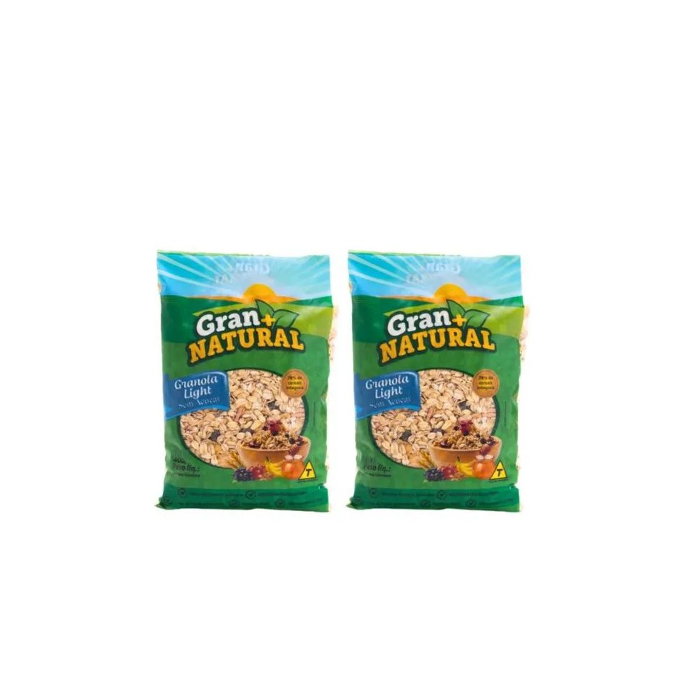 Granola Light Zero Açúcar Granmais 2 Unidades