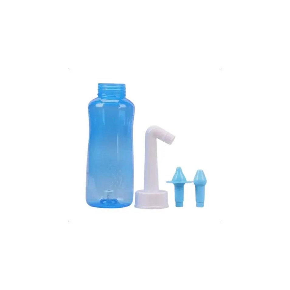 Limpador Nasal Higienizador Rinite Sinusite 300ml Supermedy Cor Azul