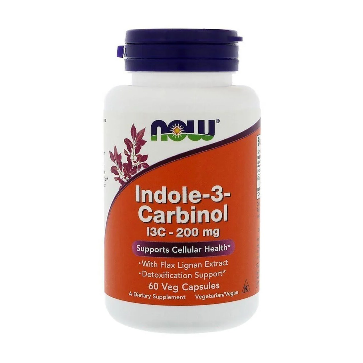 Indole 3 I3c Carbinol 200mg 60 Vcaps Now Foods