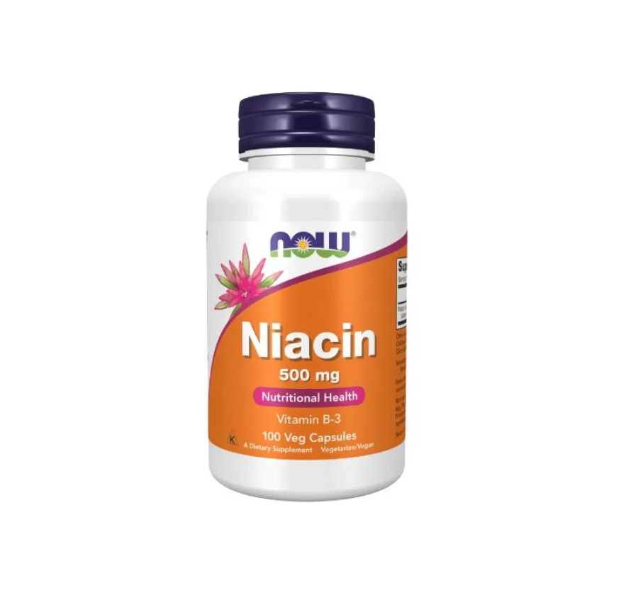 Niacinamide Niacina B3 500mg (100 Vcaps) Now Foods