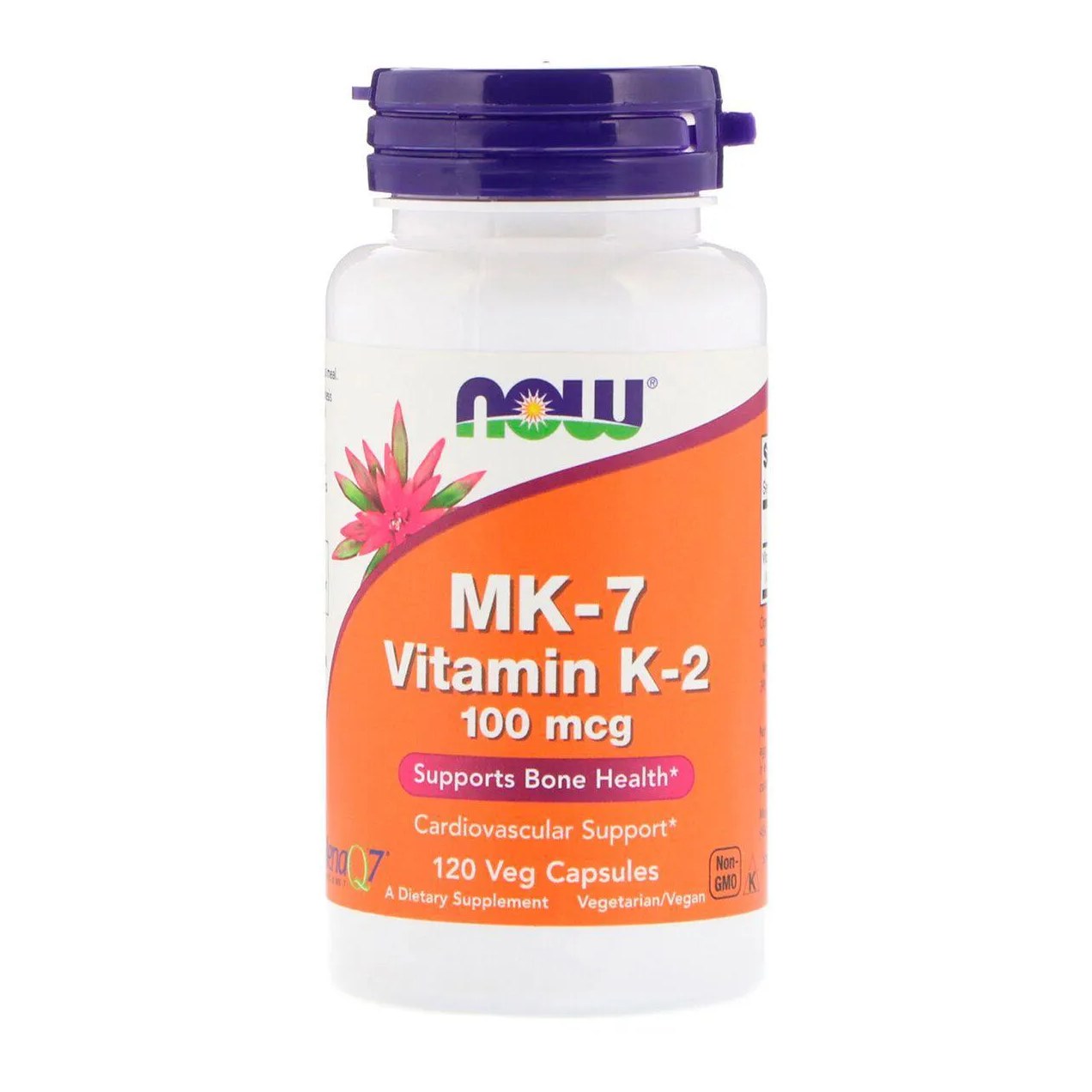Vitamina K2 Mk7 100mcg (120vcaps) Now Foods